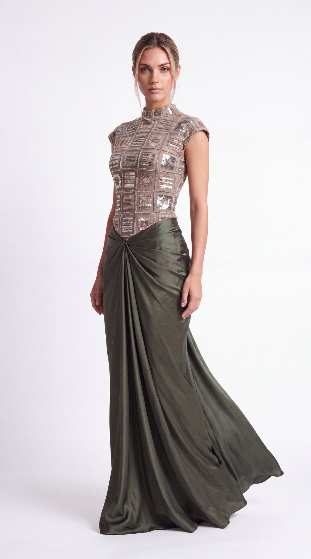 Nova Drape Gown