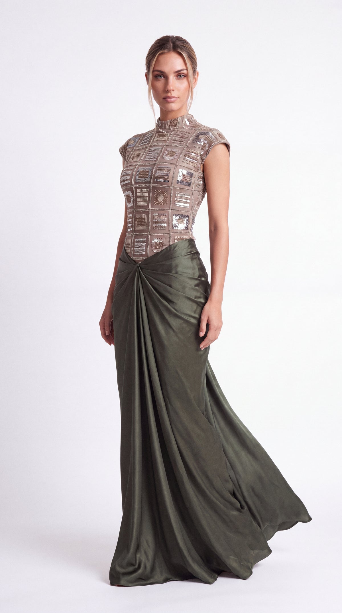 Nova Drape Gown