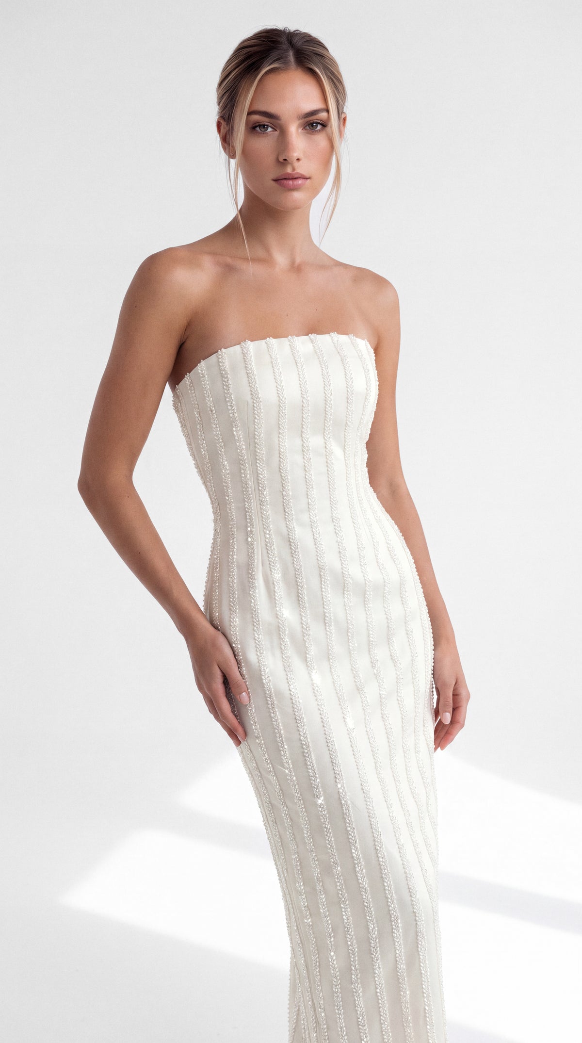 Vivienne Stripe Gown