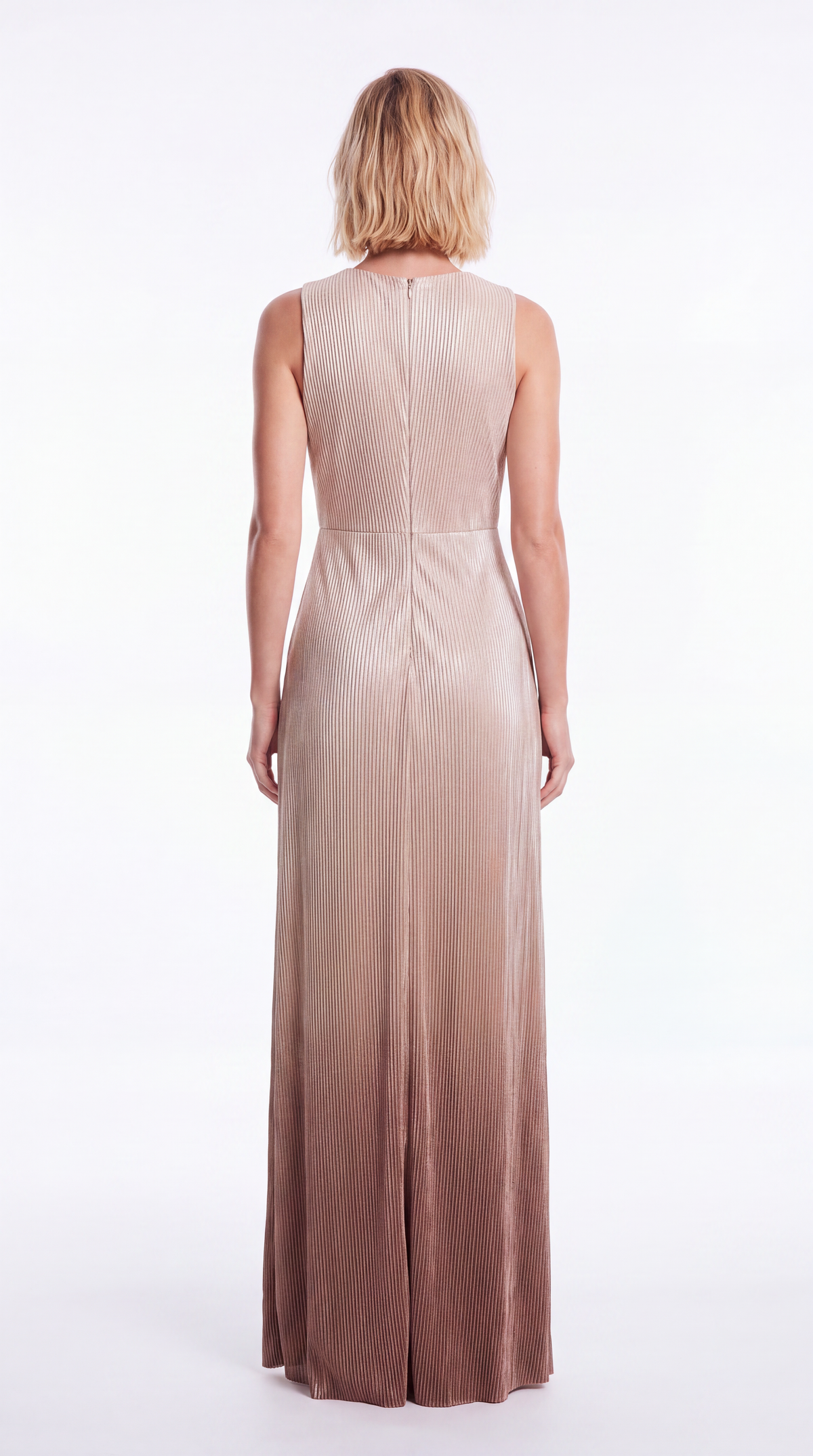 Sol Diamond-Cutout Gown