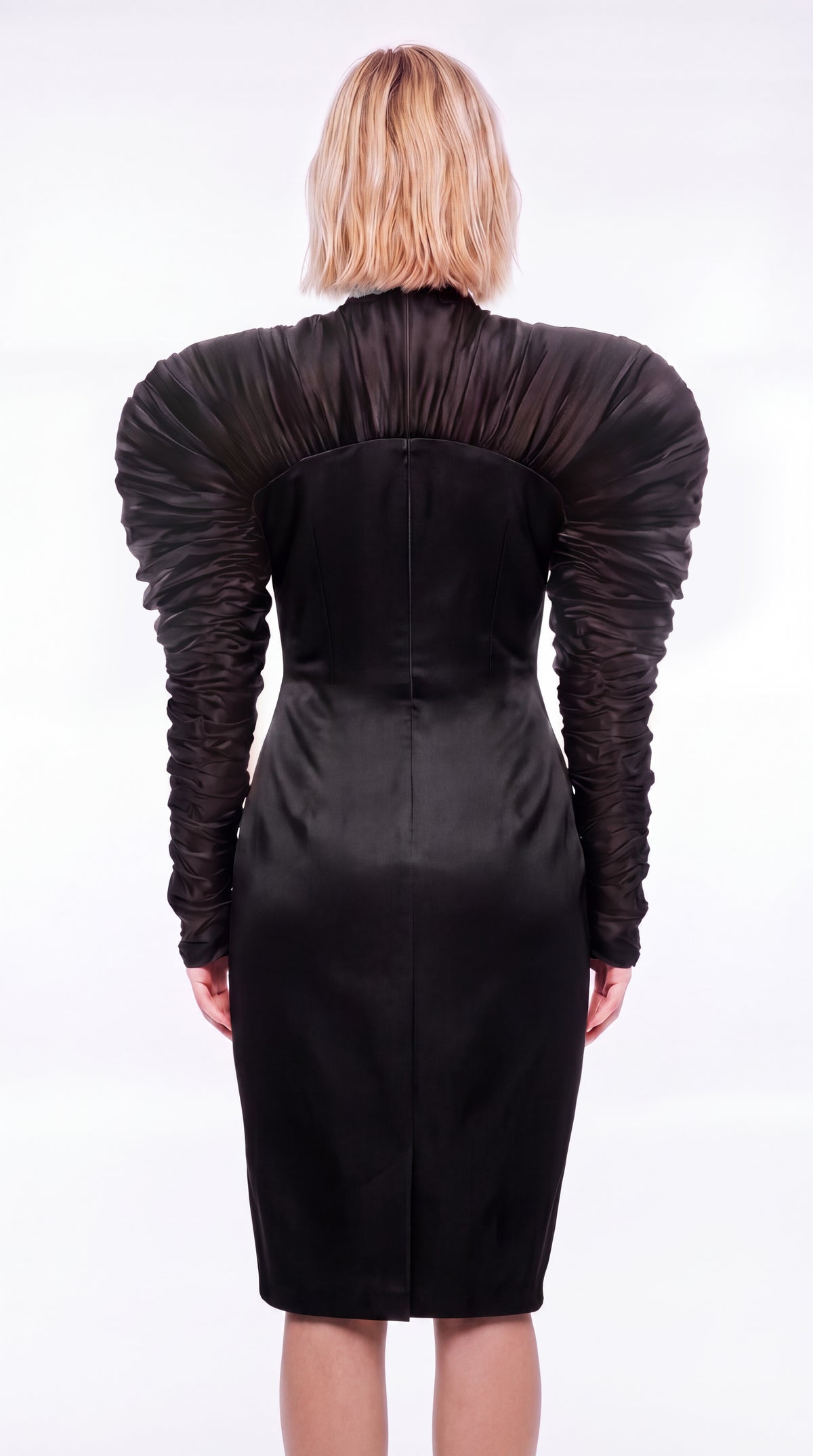 Belladonna High-Shoulder Dress