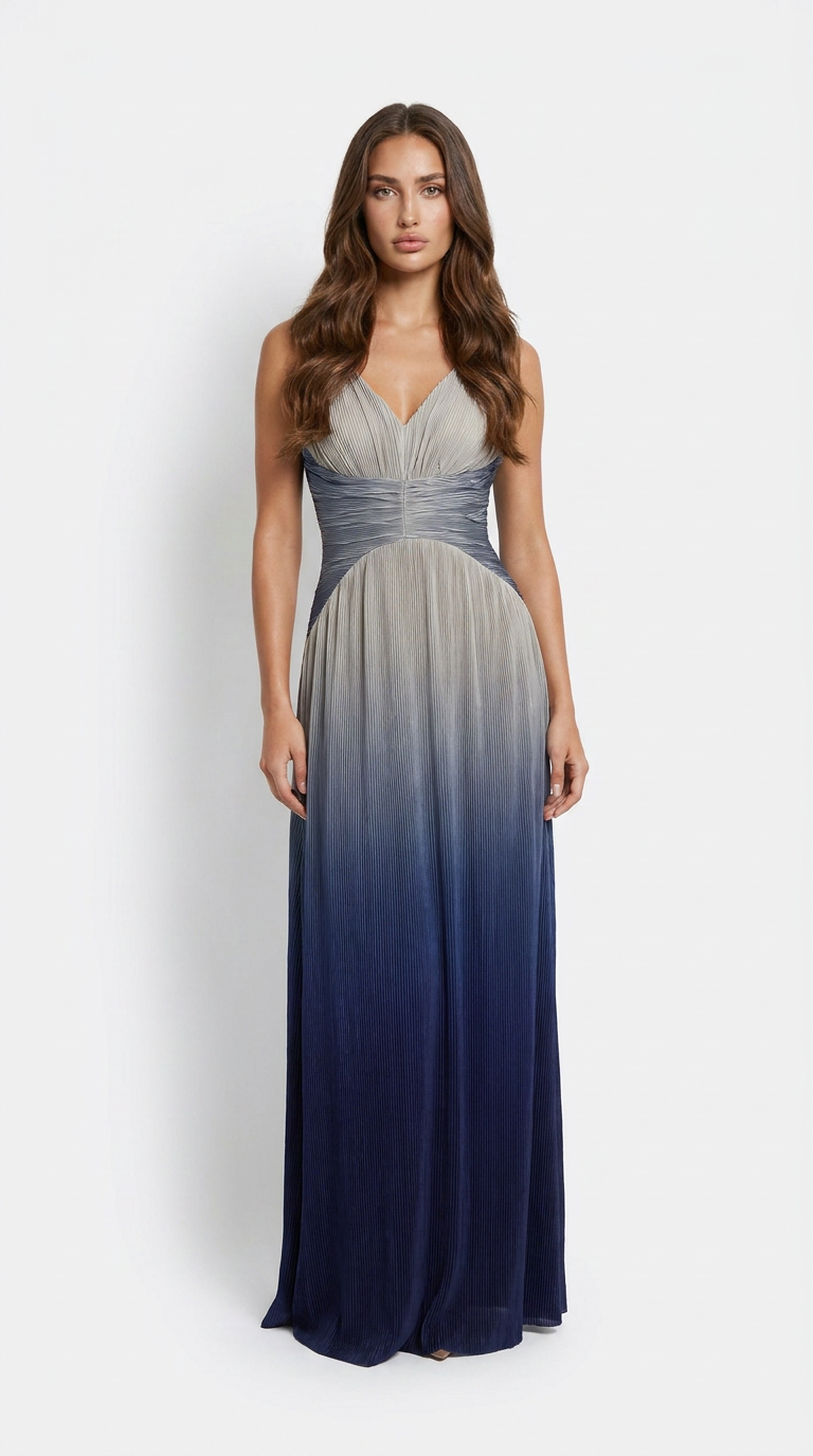 Blue Hour Ombre Gown