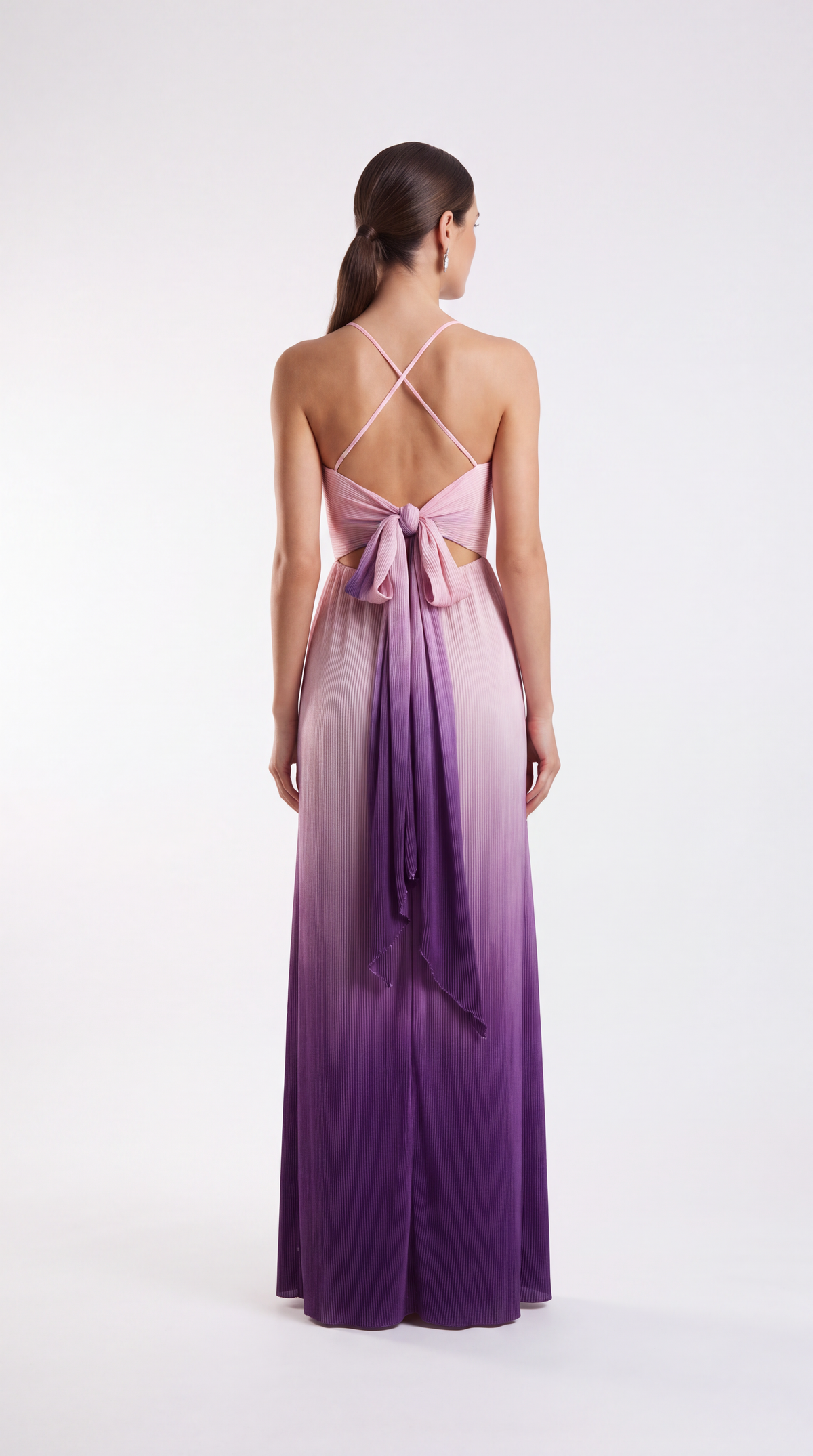 Lavender Haze Pleated Gown