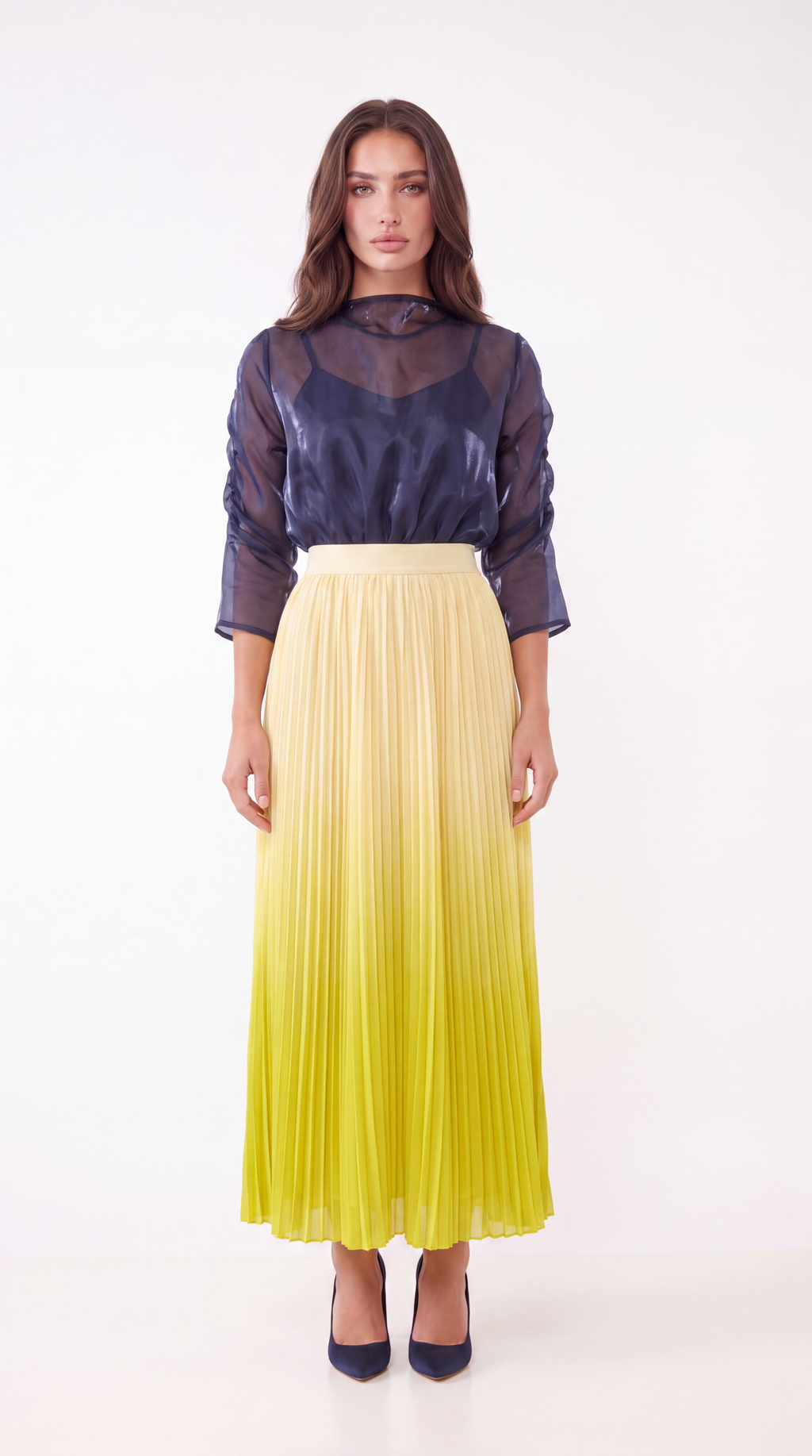 Sun & Sea Pleated Set