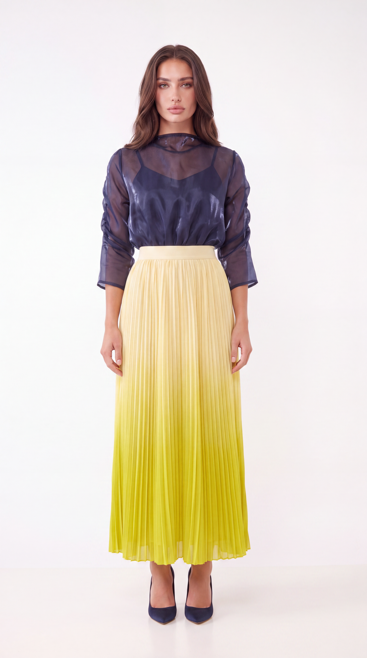 Sun & Sea Pleated Set