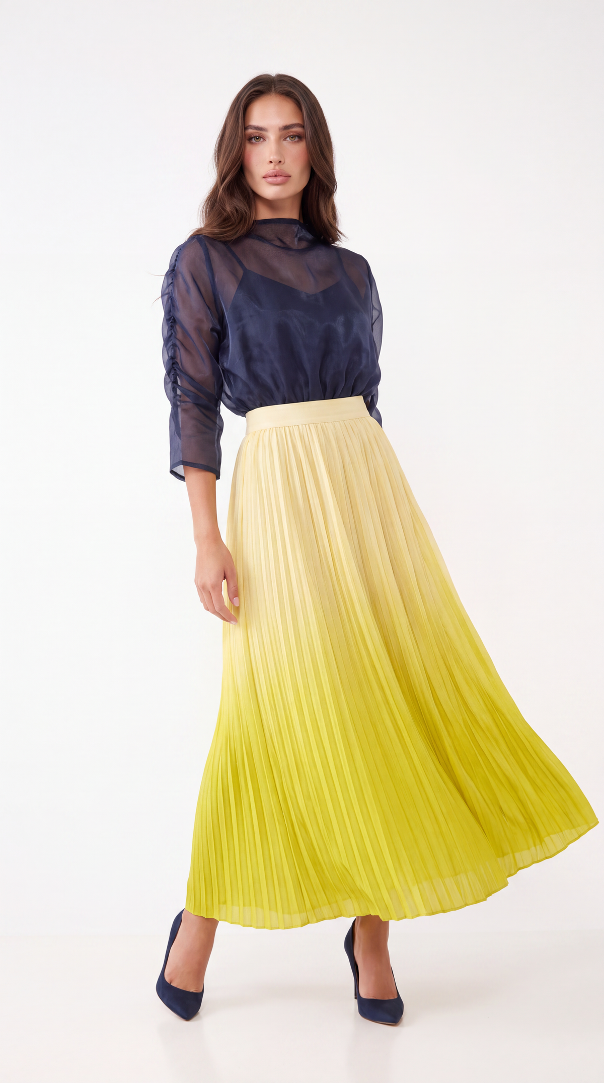 Sun & Sea Pleated Set