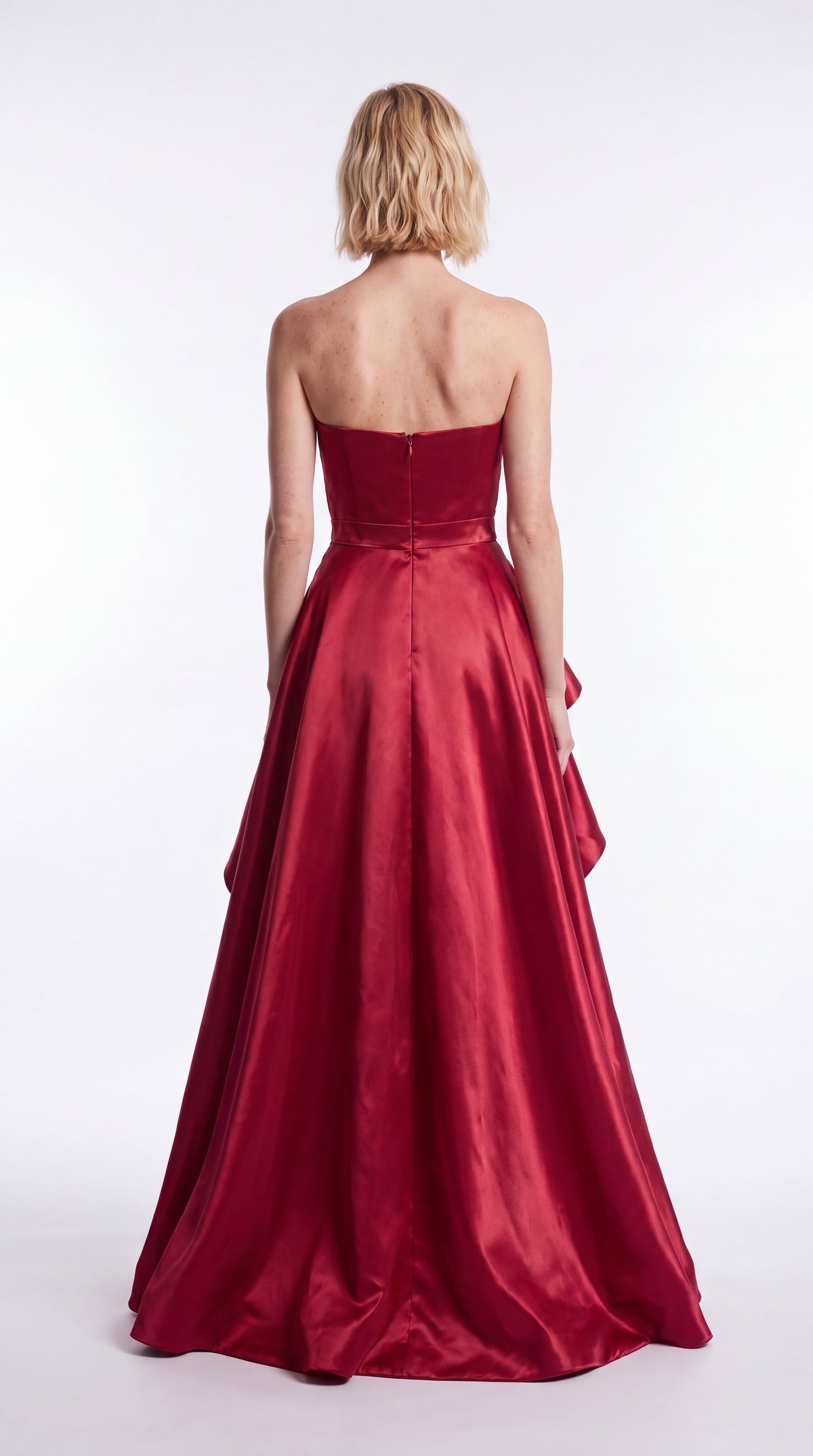 Scarlet Sculpted Gown